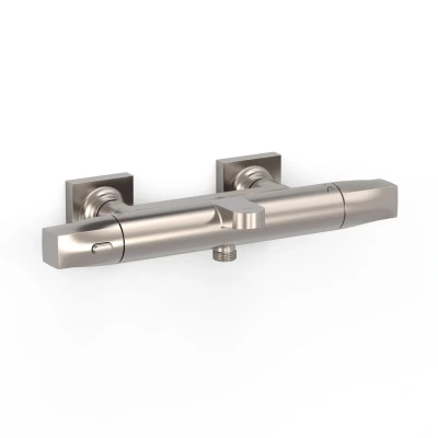 Afbeelding van Thermostatische Mengkraan Tres Over Wall voor Bad en Douche Staal