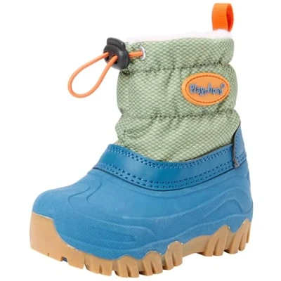 Afbeelding van Playshoes Unisex Snowboots voor kinderen, Maat: 28 29, Petrol Textiel/ synthetisch