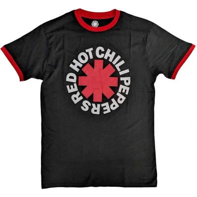 Afbeelding van Red Hot Chili Peppers Classic Asterisk Heren T shirt S Zwart