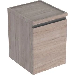 Afbeelding van Geberit renova plan zijkast 1 lade 40x44 5x55cm noten hickory licht 501913001 501 913 00