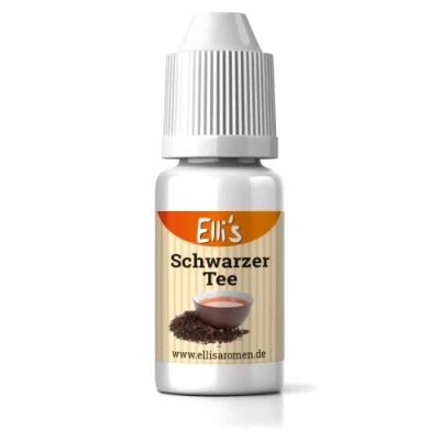 Afbeelding van Ellis Aromen Zwarte thee, levensmiddelaroma vloeibaar voor levensmiddelen en vloeistoffen, om te bakken, koken, zoals pap kwark, caloriearm