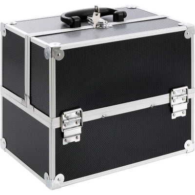 Afbeelding van AREBOS Cosmeticakoffer Beauty Case Multikoffer 15 l Zwart