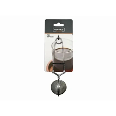 Afbeelding van NERTHUS FIH 295 pincet thee ei, SS, grijs, 19 x 8 4 cm, cm
