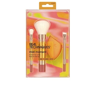 Afbeelding van Real Techniques MIDI Moment Brush + Sponge SET Kwastenset, Dames, Maat: One Size, Not defined