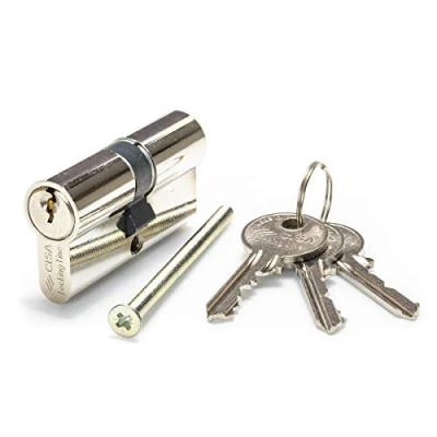 Afbeelding van Cylinder Cisa Logoline 08010.07.0.12 Nickel coated (30 x 30 mm)