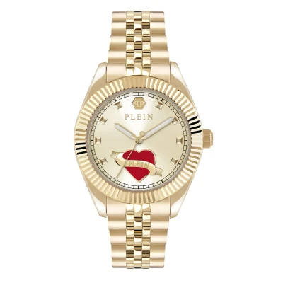 Afbeelding van Philipp Plein Valentine PW2BA0725 Horloge Staal Goudkleurig Ø 38 mm