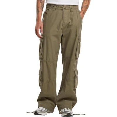Afbeelding van Urban Classics Double Cargobroek, Heren, Maat: 42, Olive