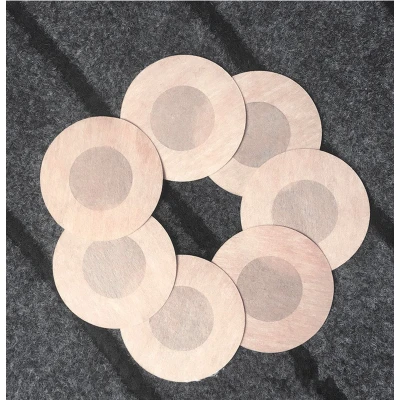 Afbeelding van tepelstickers 10 stuks beige nipple covers tepelbedekkers sticker tepel tepelplakkers tepelpleisters