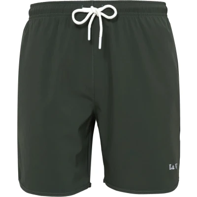 Afbeelding van Zwemshort La V effen kleur olijfgroen S