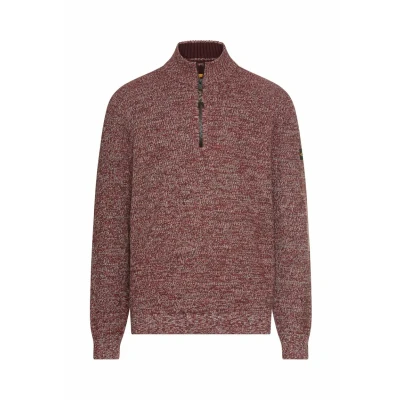 Afbeelding van camel active Troyer MIT Melierter Struktur Trui, Heren, Maat: Small, Amber red