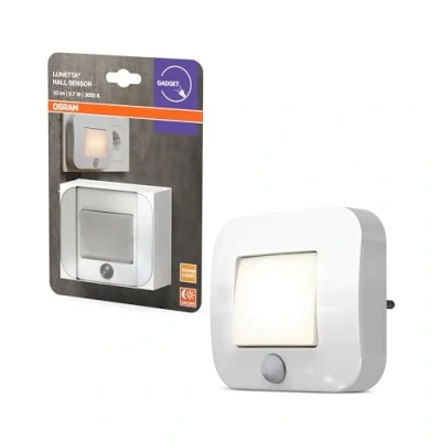 Afbeelding van OSRAM LUNETTA Hall Sensor Nachtlamp Wit; bewegingssensor; daglichtsensor; LED technologie; IP20; 0,7 Watt; stopcontact