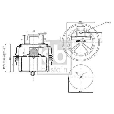 Afbeelding van Febi Bilstein Veerbalg 104536