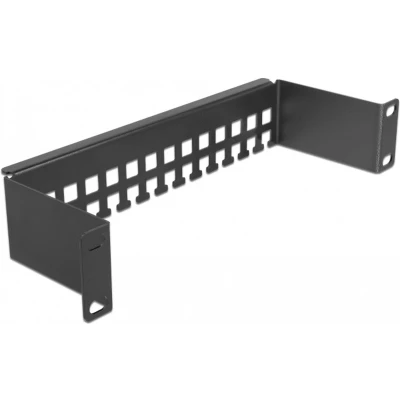 Afbeelding van Delock 10″ kabelklembeugel rail vorm 1 U zwart