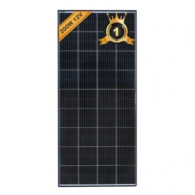 Afbeelding van Enjoysolar® monokristallijn zonnepaneel met PERC celtechologie zwart frame versie (200 W)