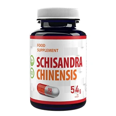 Afbeelding van Schisandra Chinensis 500mg 90 veganistische capsules 10% Schisandrins, laboratoriumgetest door Agrolab Duitsland, hersenvoeding, niet GVO en glutenvrij