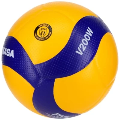 Afbeelding van Mikasa Volleyball V200W FIVB Unisex Microfiber Pro Gameball Geel/Blauw Maat 5