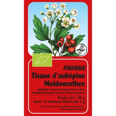 Afbeelding van Floradix Meidoorn Thee 15 zakjes