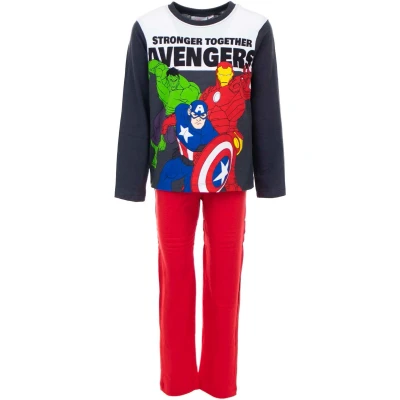 Afbeelding van Pyjama Marvel Avengers grijs rood 104 cm 4 jaar