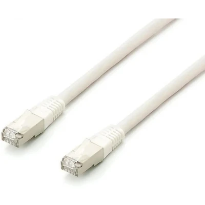 Afbeelding van Equip Patchkabel Cat6A 10 stuks/Box S/FTP 2xRJ45 0,50m LSZH wit