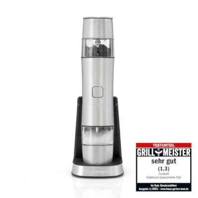 Afbeelding van Cuisinart Peper en zoutset 2 in 1 Style elektrisch Zilver