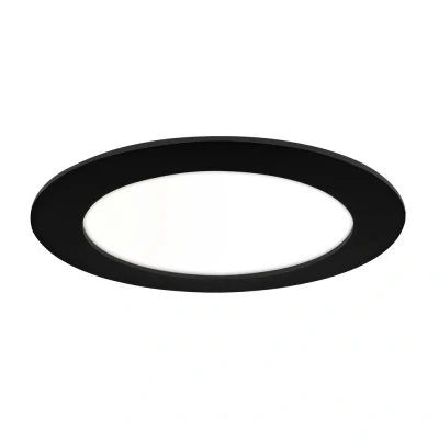 Afbeelding van Yphix Led Downlight Premium Line 18cm Zwart 11w 4000k Ip44 Dimbaar LEDdirect.nl