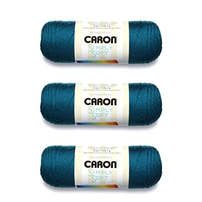 Afbeelding van Caron Simply Soft Pagoda Garen verpakking van 3 stuks 170 g/6 oz Acryl 4 middelgrote (kamgaren) 315 meter Breien/Haken