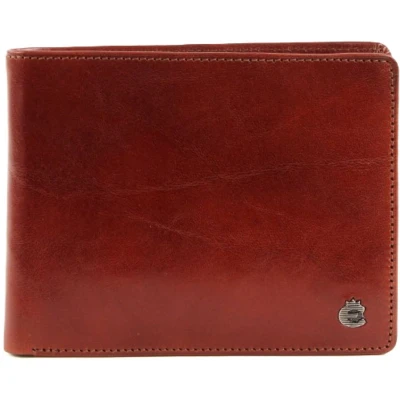 Afbeelding van Esquire Leren Portemonnee Toscana Leather Wallet Brown Bruine