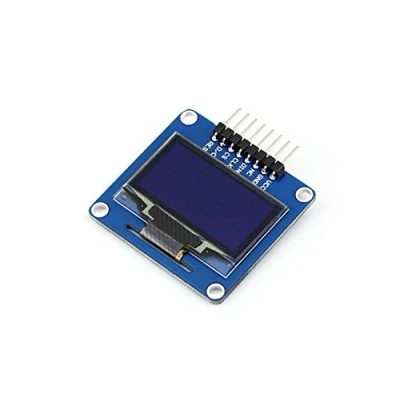 Afbeelding van Waveshare 1.3inch OLED Screen Module 128 * 64 Pixel I2C IIC SPI Interface Curved/Horizontal Pinheader SH1106 Controller/Driver