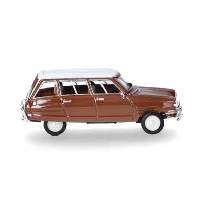 Afbeelding van Herpa 038959 H0 Auto Citroën AMI 6 break, bruin/dak wit