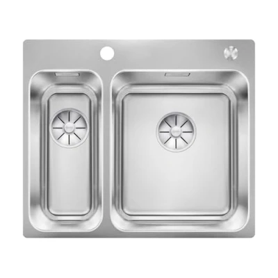 Afbeelding van Blanco Solis rvs spoelbak 34x18 cm vlakinbouw bak rechts 1208953816
