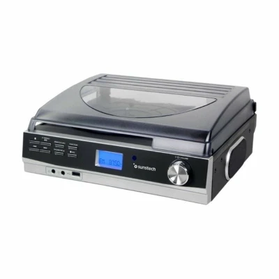 Afbeelding van Platenspeler Sunstech PXR23BK Blauw Zwart