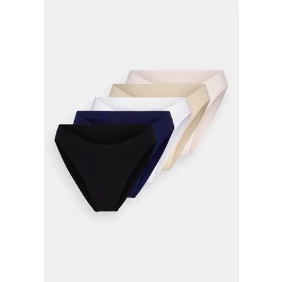 Afbeelding van Dorina Rosanne 5 PACK Slip, Dames, Maat: 34, Black/pink/blue/nude/white