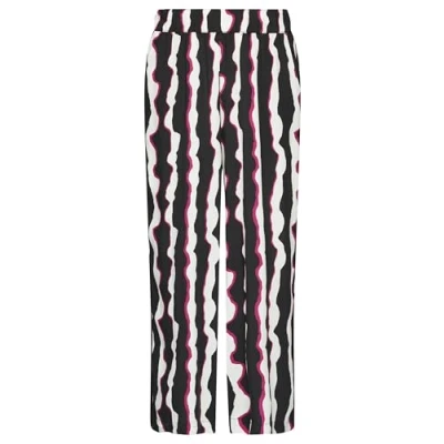 Afbeelding van s.Oliver Culotte Elastikbund Broek, Dames, Maat: 36, Schwarz