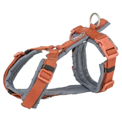 Afbeelding van Trixie Hondentuig Premium Trekking Roest Bruin / Grafiet Grijs 32 38X1,3 CM