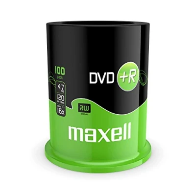 Afbeelding van Maxell 275641.40.CN DVD+R blanco (16x snelheid, 4,7GB, 100 spindel)