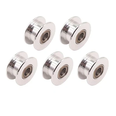 Afbeelding van WINSINN 2GT GT2 Aluminium Timing Belt Idler Pulley Tandloze 20 Tanden Tand 5mm Boor voor 3D Printer 6mm Breedte