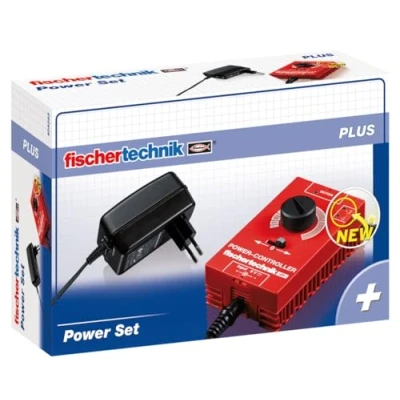 Afbeelding van fischertechnik power Set 505283 netvoeding en traploze controller, aanvullende set, kortsluitvast
