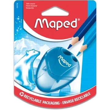 Afbeelding van Maped Potloodslijper i gloo 2 gaats, op blister slijper