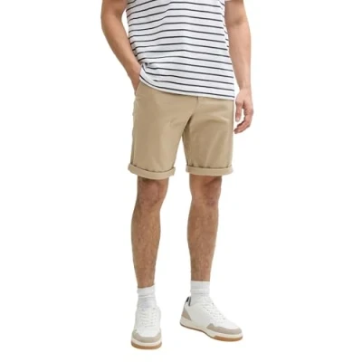 Afbeelding van TOM Tailor Shorts, Heren, Maat: 38, Chinchilla