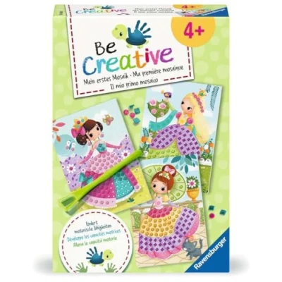 Afbeelding van Ravensburger BeCreative knutselpakket DIY mozaïek prinsessen