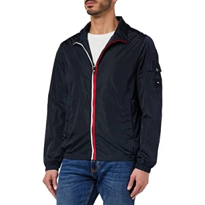 Afbeelding van Tommy Hilfiger Packable Regatta Trainingsvest, Heren, Maat: Small, Desert sky