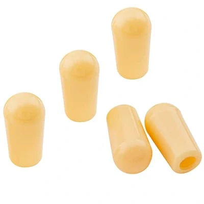 Afbeelding van Musiclily Metrisch M4 Gitaar LP Schakelaarknop Toggle Switch Caps voor 3 standen Elementschakelaar Import China en Japan Epiphone Les Paul, Crème (5 Stuks)