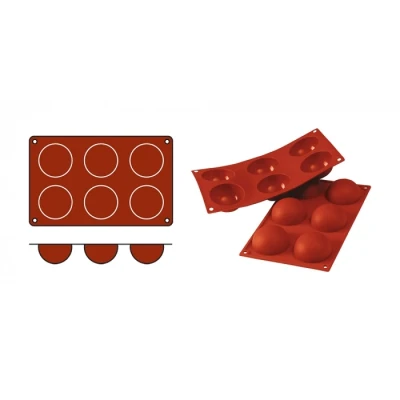 Afbeelding van bakmat Half Sphere, 070056, Silikomart
