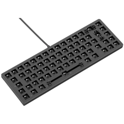 Afbeelding van Glorious Gaming GMMK 2 Compact 65% Barebones (alleen frame) Mechanisch gamingtoetsenbordframe, compacte TKL maat (65%), aluminium, aanpasbaar, RGB per toets, internationaal / ISO lay out zwart