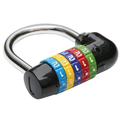 Afbeelding van TRIXES 5 Cijferig Combinatiehangslot Zwart