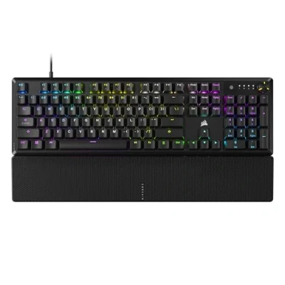 Afbeelding van CORSAIR K70 CORE RGB Mechanisch Bedraad Gamingtoetsenbord met Palmsteun Vooraf Gesmeerde MLX Red Lineaire Switches, SOCD, ABS Double Shot Keycaps, Geluiddempend, QWERTY NA Zwart