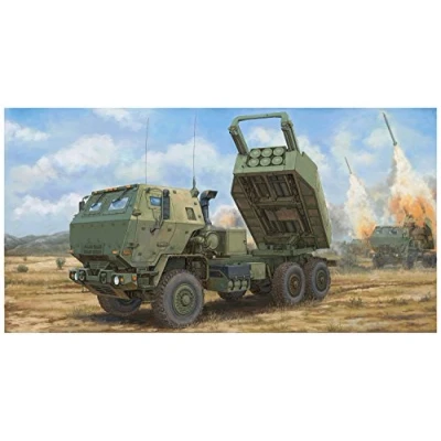 Afbeelding van Trumpeter 001041 1/35 M142 raketwerper HIMARS plastic modelbouwset, modelspoorwegaccessoires, hobby, modelbouw, meerkleurig, medium