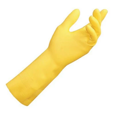Afbeelding van Handschoen latex geel Matfer