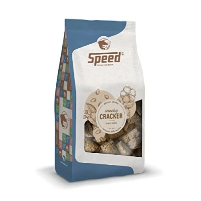 Afbeelding van Speed Delicious speedies crackers, paardensnoepjes met waardevolle lijnzaad, knapperig gebakken beste ingrediënten (0,5 kg)
