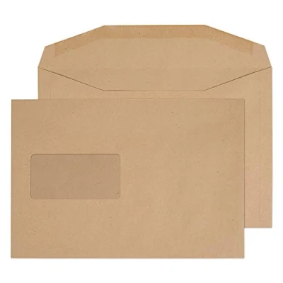Afbeelding van Blake 13775 Manilla 500 stuks C5+ 162 x 235 mm Window 80 g/m²